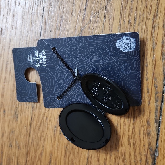 Nightmare Before Christmas Jack and Sally Locket Necklace - Picture 2 of 4